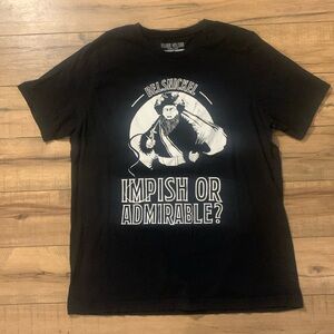 Rainn Wilson for Lide shirt XL Belsnickel Impish Or Admirable? cartoon graphic